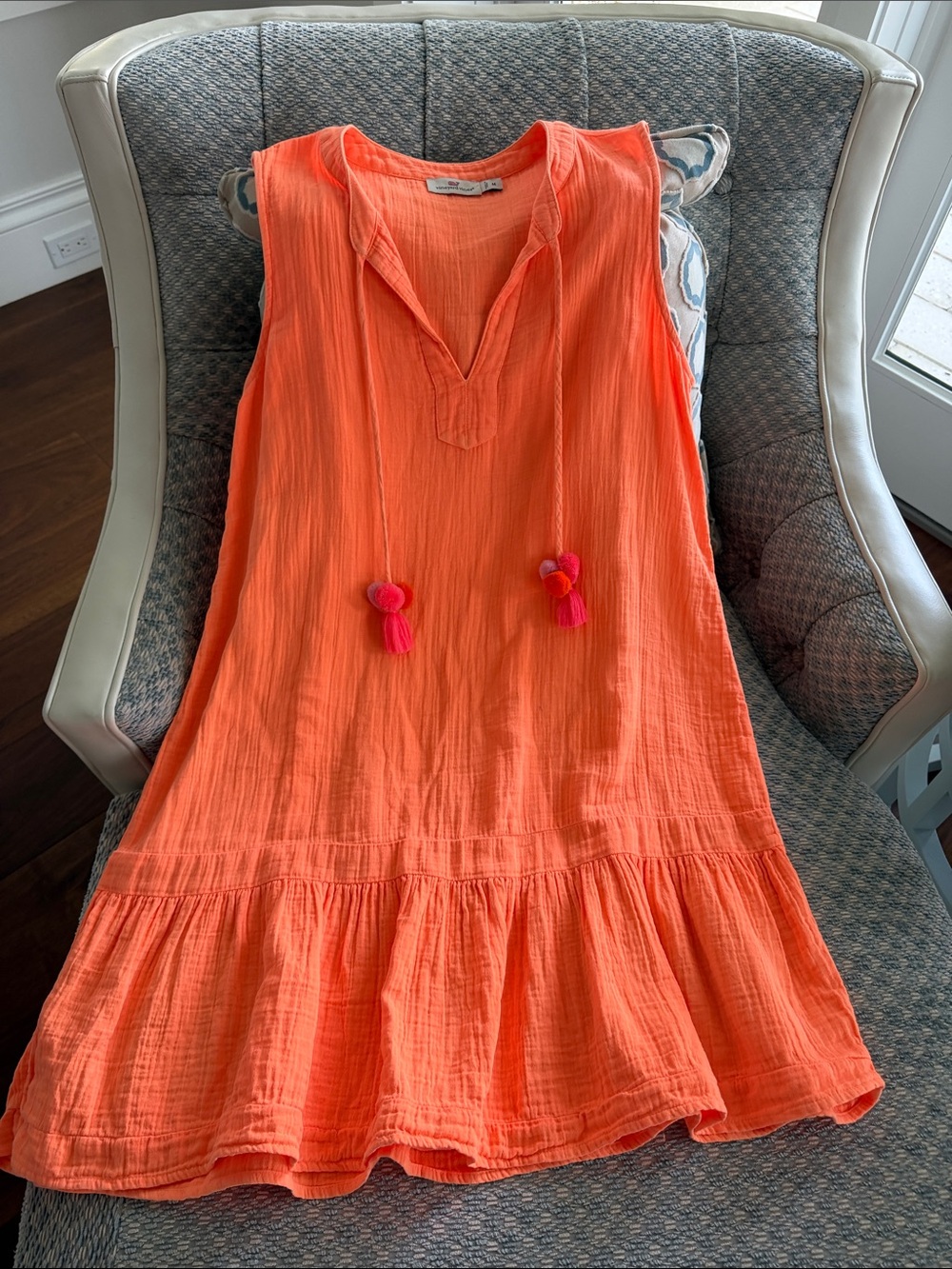 Vineyard Vines Bright Coral dress